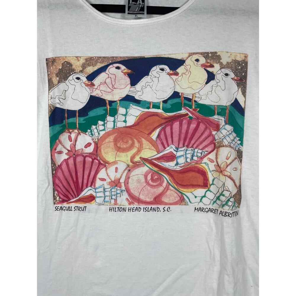 L.A. Sportswear Set Of 2 Women's Shirts Hilton Head Island Size XL - Picture 6 of 15